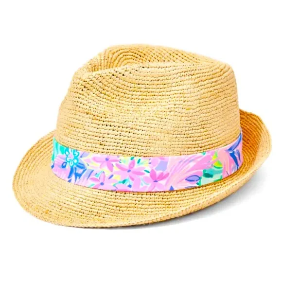 NWT LILLY PULITZER WINNI COVER-UP/ MERCATO TOTE/HAT SET IT WAS ALL A DREAM FIRM - Picture 3 of 10